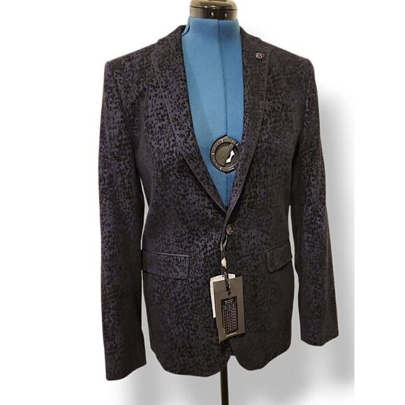 BNWT Ted Baker London Sherman Speckled Velvet Blazer - Picture 2 of 16